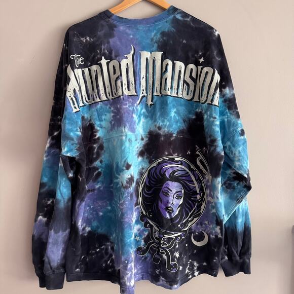 Disney Parks Haunted Mansion Madame Leota Long Sleeve Tie Dye Spirit Jersey XL - Picture 1 of 8